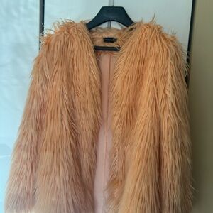 PrettyLittleThing Shaggy Faux Fur Jacket